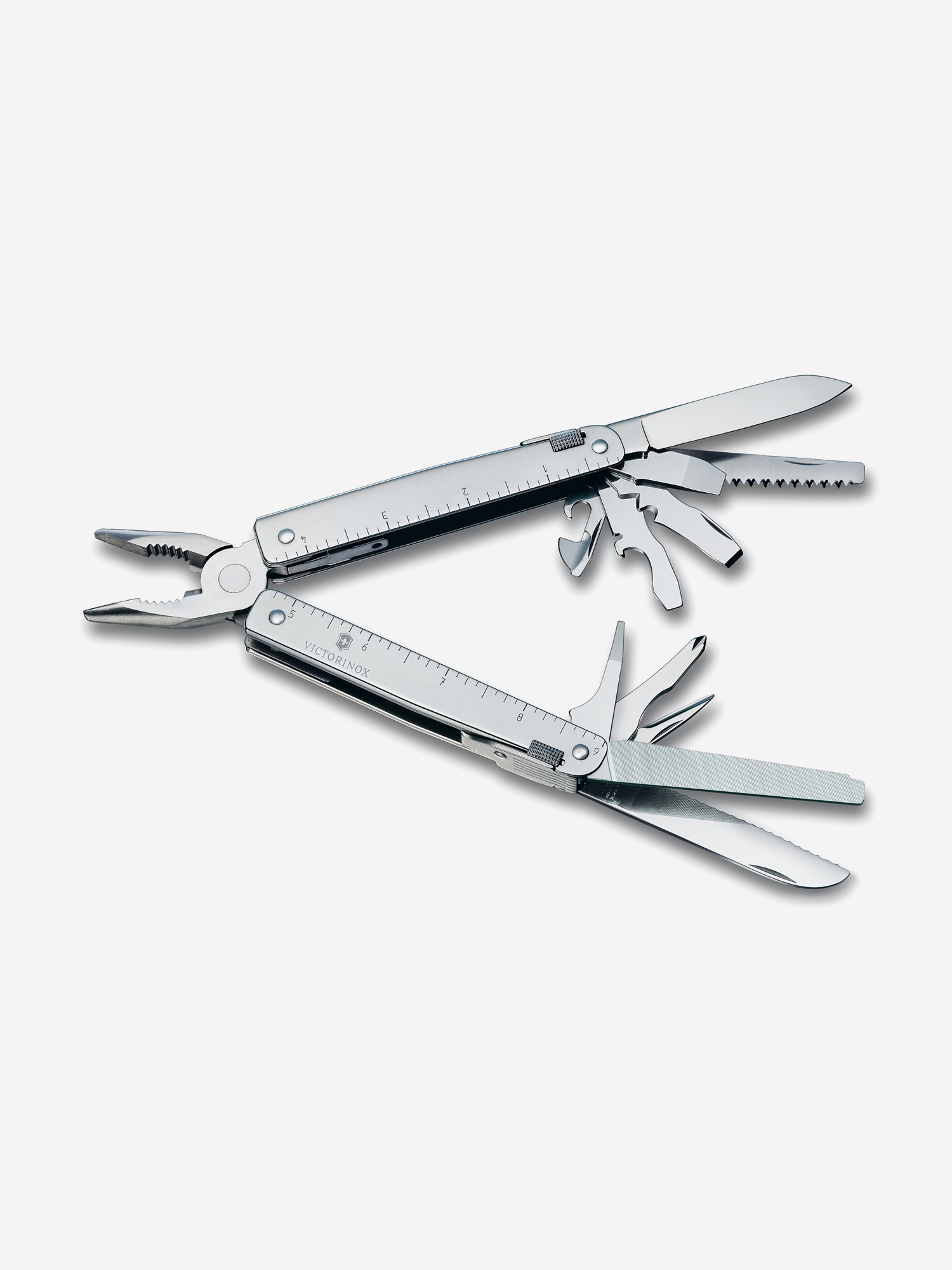 Мультитул VICTORINOX SwissTool, 115 мм, 286 г, 28 функций, в нейлоновом чехле, Серебряный