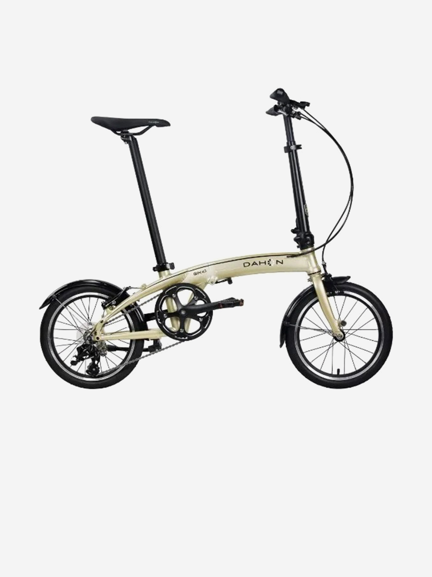 Велосипед Dahon QIX D3 YS 9193-1 (GOLD), складной, колеса 16″, 3 ск., Золотой