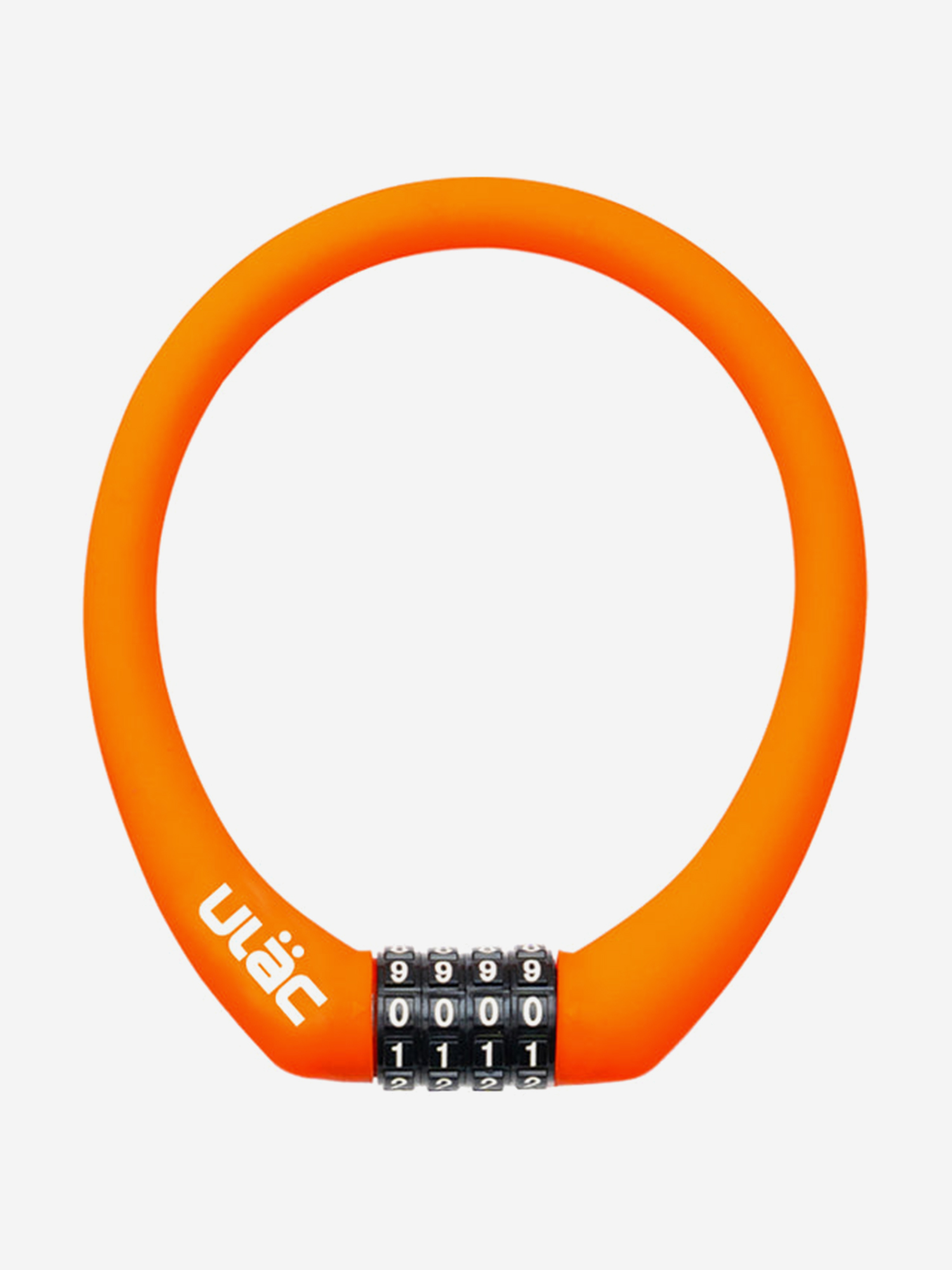 Велосипедный замок Ulac Prague Go Si Cable Lock Combo Orange, Оранжевый