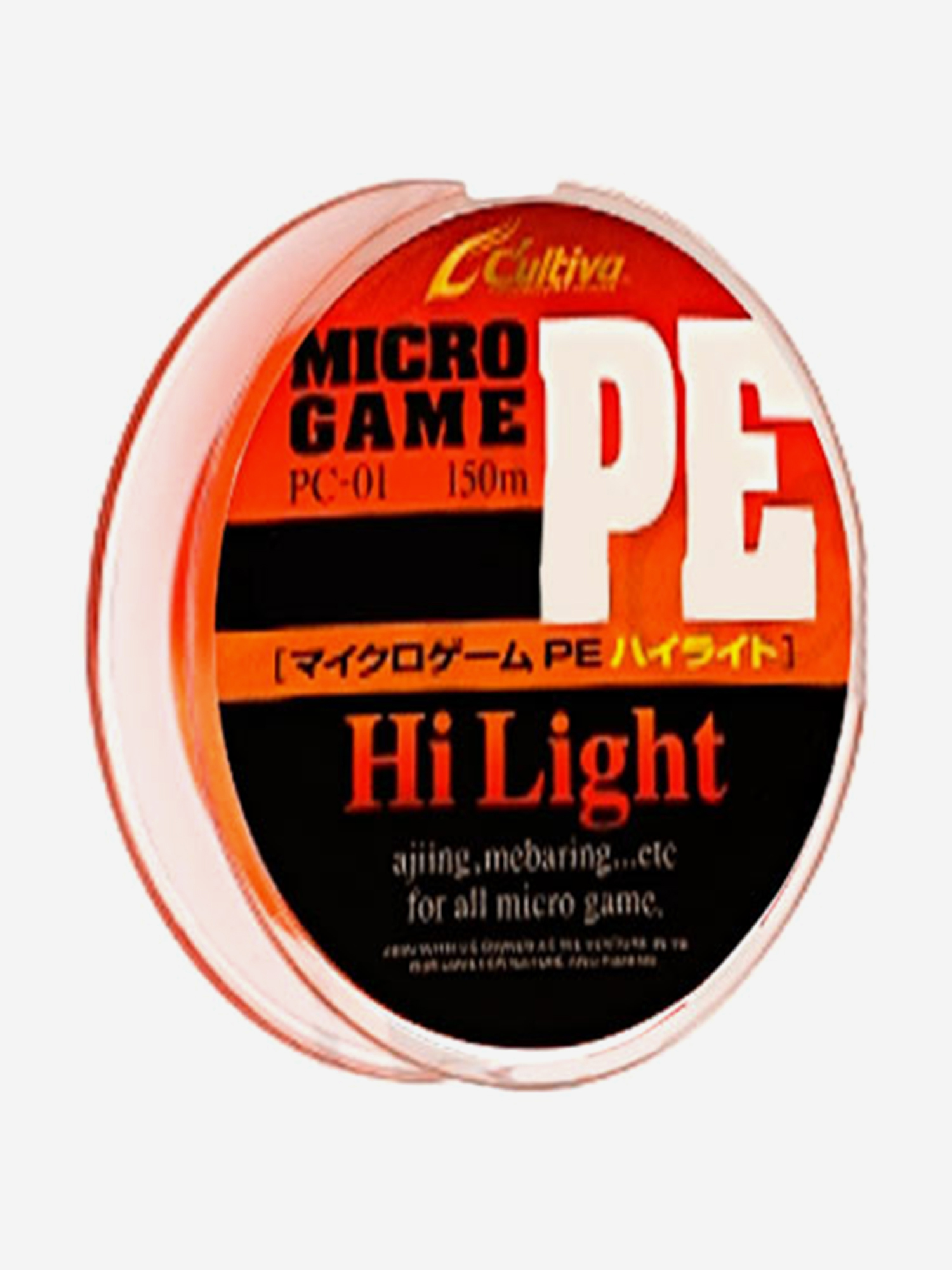 CULTIVA Шнур Micro Game X3 PE Orange 150м 0,115мм 3,6кг #0,4, Оранжевый